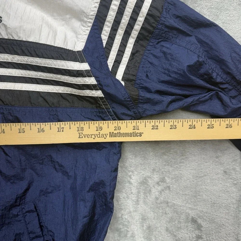 Adidas Windbreaker Jacket VTG 90s 2PAC Hit Em Up Archival Rare Hip Hop Grail L